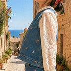 The Marguerite Denim Top