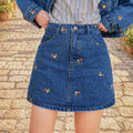 The Marguerite Denim Skirt