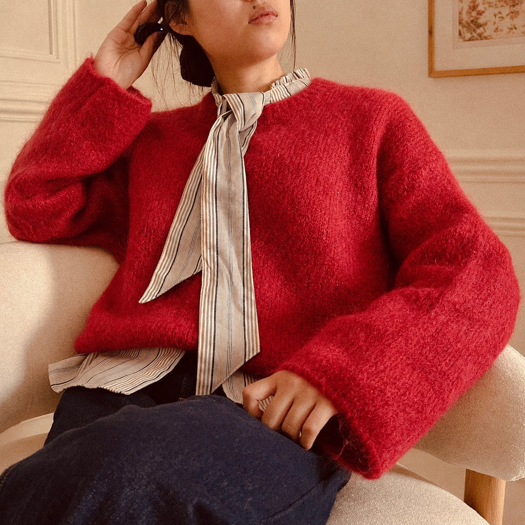 La Maille Brume Framboise