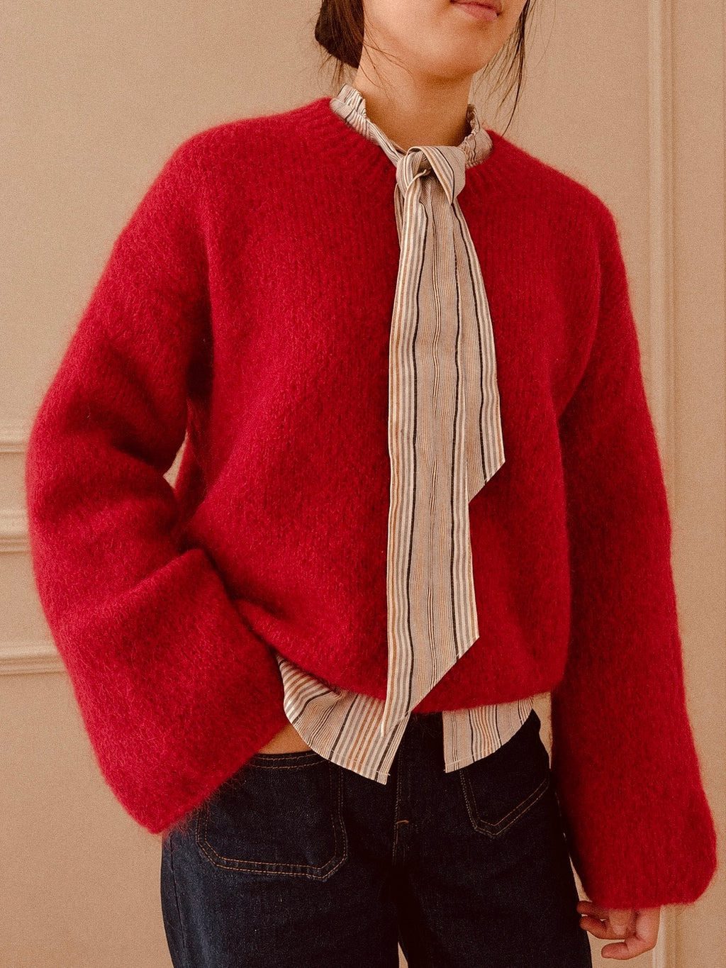 La Maille Brume Framboise